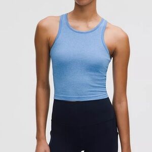 Lululemon pool blue Ribbed Tank